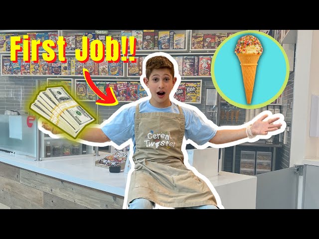 NIDAL Gets His First Job!! **11 years old**