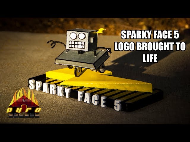 SPARKY FACE 5 LOGO BROUGHT TO LIFE!