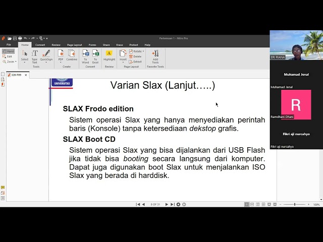 video Remastering Distro Linux Slax Sistem Operasi