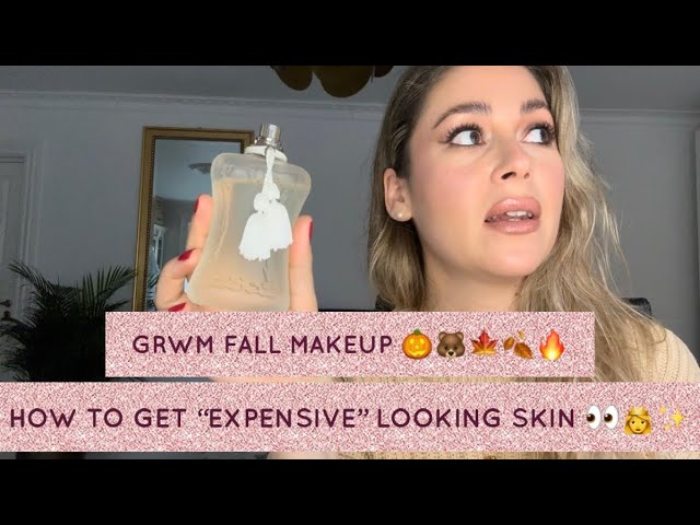 GRWM! FALL MAKEUP ❤️‍🔥💄 How To Get “EXPENSIVE” Looking Skin 👸✨ #GrabASnack