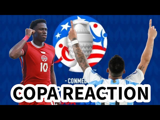 CANADA WINS THEIR FIRST COPA AMERICA GAME AND LAUTARO SCORES ANOTHER LATE WINNER | COPA REACTION