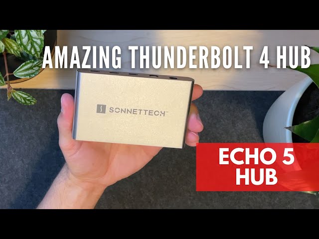 Thunderbolt 4 Hubs, Sonnet Technologies Echo 5 Thunderbolt 4 Hub, Best Computer Accessory