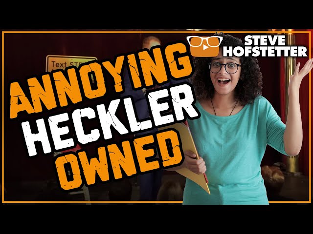 Two Comedians Own Disrespectful Heckler - Steve Hofstetter