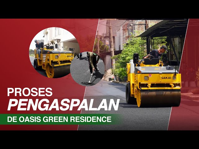 PROSES PENGASPALAN JALAN DE OASIS GREEN RESIDENCE