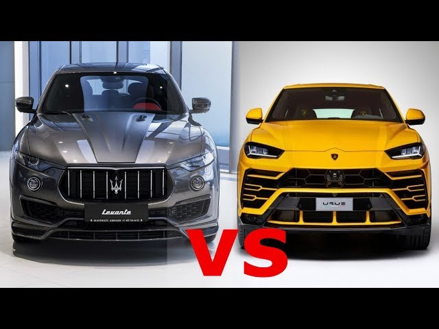 Maserati Levante vs Lamborghini Urus (2019) Super suvs! Urus $200k Urus vs Levante $82k  (Review)