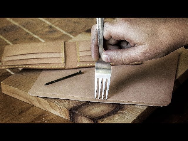 Can You Make a Leather Wallet WITHOUT Tools?