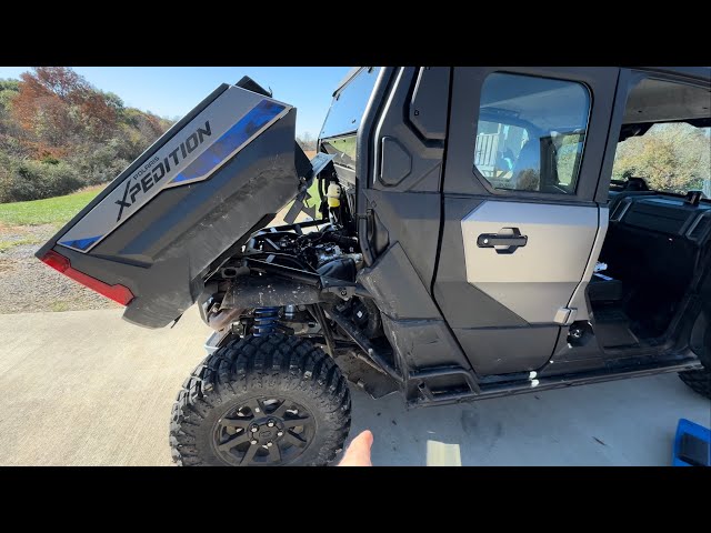 2024 Polaris xpedition oil change and USB-C install