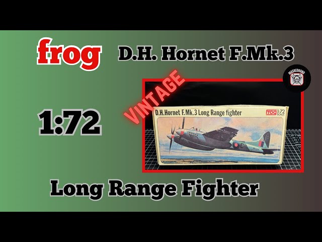 Frog D.H. Hornet F.Mk.3 Long Range Fighter Vintage 1:72