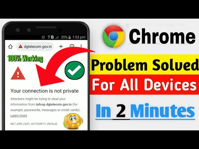 how to fix your connection is not private🤔connection is not private chrome|err _address_unreachable