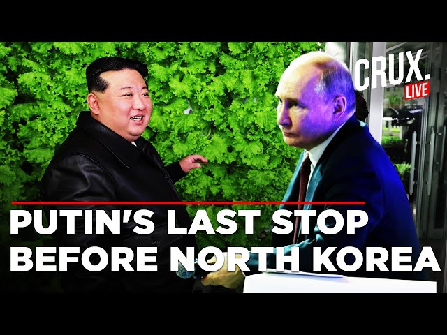 Putin Stops Off At Far East Russian Town Before Starting Historic Visit To North Korea | Kim Jong Un