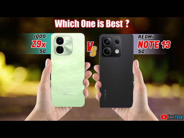 🔥 Duel High Tech! iQOO Z9x Vs Redmi Note 13 5G Off in a Smartphone Showdown!