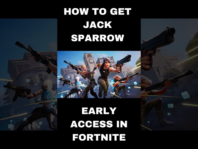 How to get Jack Sparrow EARLY in FORTNITE! #jacksparrow