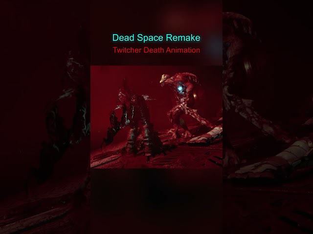 Twitcher Death Animation (Different Angle) - Dead Space (2023 Remake)