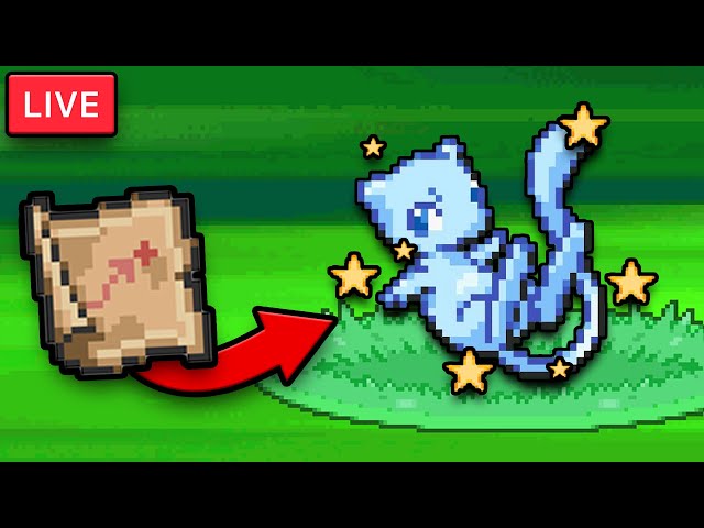 Shiny Hunting Mew in Pokémon Emerald | Old Sea Map Mystery Gift Event