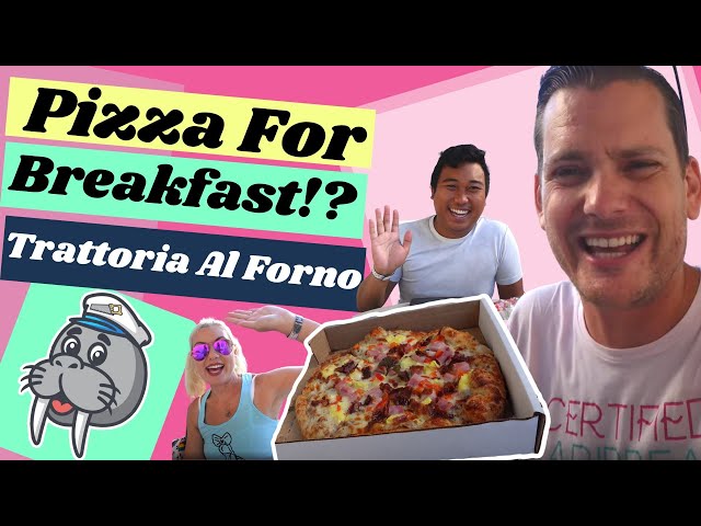Pizza for Breakfast?! Trattoria Al Forno Disney World Boardwalk Review  Lemuel & Barbi | Walrus Carp