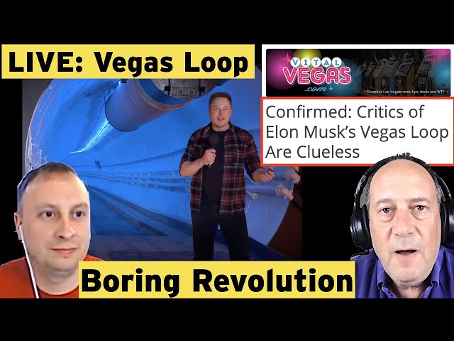 LIVE: Vegas Loop - Boring Company