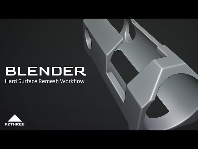 Blender - Hard Surface Remesh Workflow