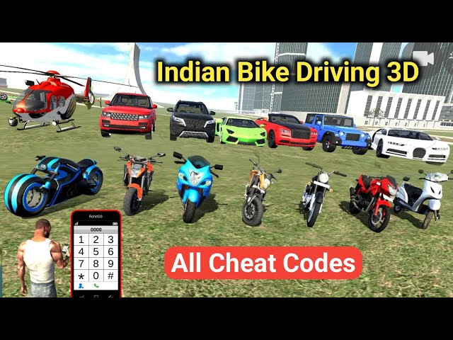 All Cheat codes of Indian Bike Driving 3D game #trending #telugugaming #games #gta5 #viral