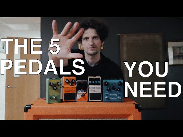 The ESSENTIAL Five Guitar Pedals For Great Alternative/Shoegaze Sounds...
