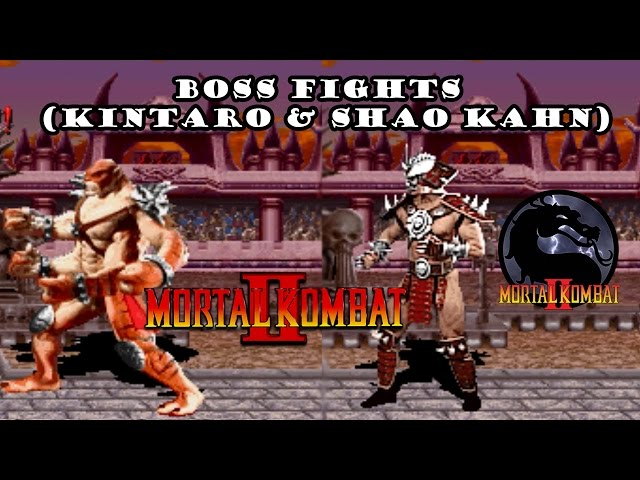 Mortal Kombat 2 - Boss Fights (Kintaro & Shao Kahn)