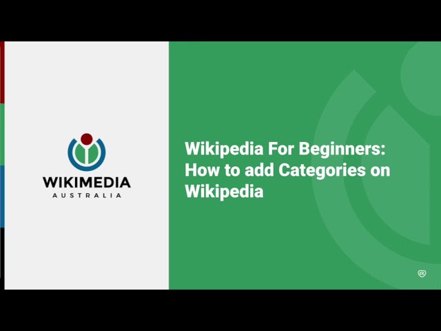 How to add Categories on Wikipedia - Wikipedia For Beginners