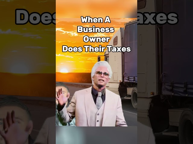 When A Business Owner Does Their Taxes #shorts #businessowner
