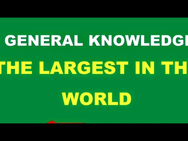 largest in the world questions in GK World |Gk World Mcqs|Pak study|extreme knowledge