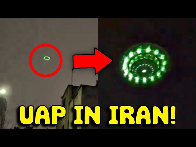 Clear UFO Over Tehran Iran