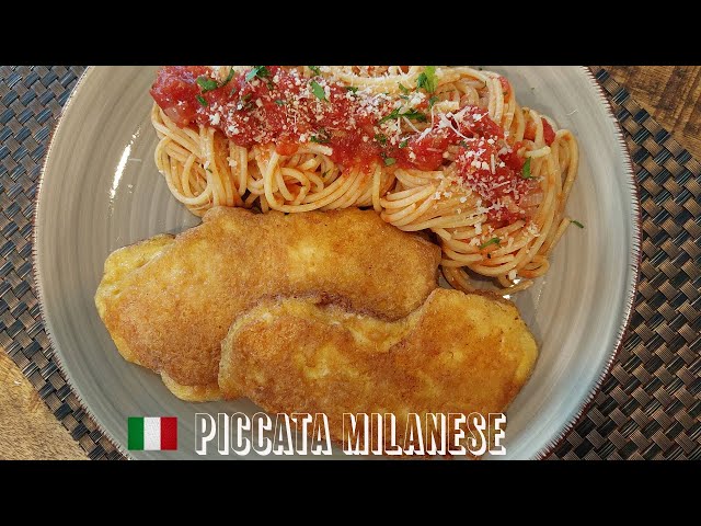 Italian-style chicken breast / Piccata Milanese