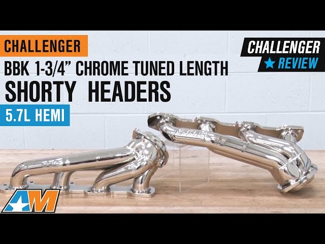 2009-2019 Challenger 5.7L HEMI BBK 1-3/4" Chrome Tuned Length Shorty Headers Review