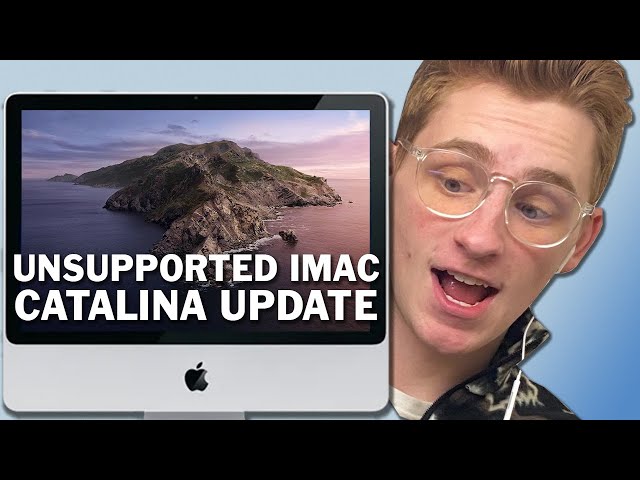 Patched Early 2009 iMac running MacOS Catalina 10.15.3