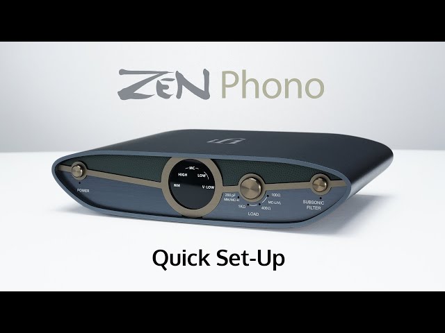 ZEN Phono 3 Quick Set-Up Guide