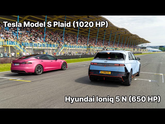 2025 Hyundai Ioniq 5 N vs. Tesla Model S Plaid vs. Audi R8 V10 vs. BMW M5 G30 & More!