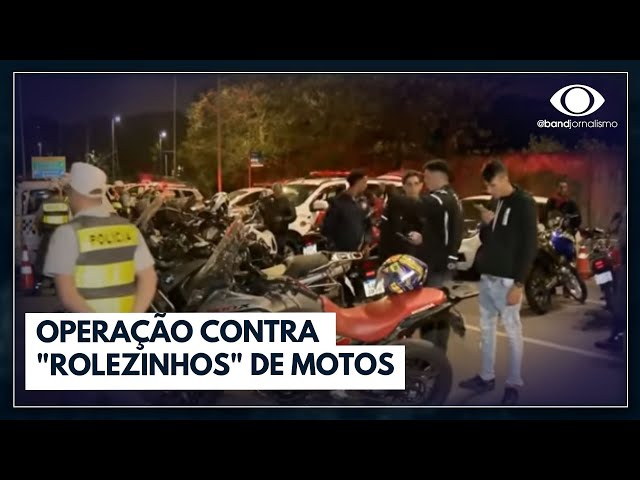 Operação da PM apreende quase 60 motos em São Paulo Jornal da Noite
