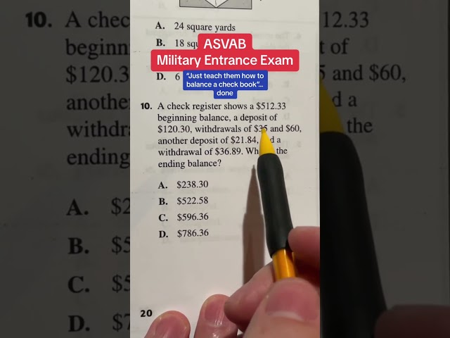 ASVAB Arithmetic Reasoning #10 Question and Answer