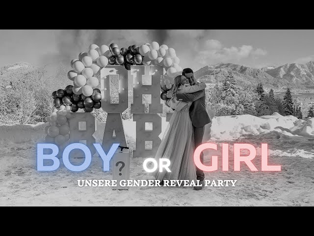Boy or Girl? Unsere GENDER REVEAL Party😍🤰🏼 | diewalsers