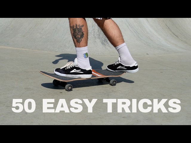 The 50 Best Skateboarding Tricks for Beginner to Intermediates