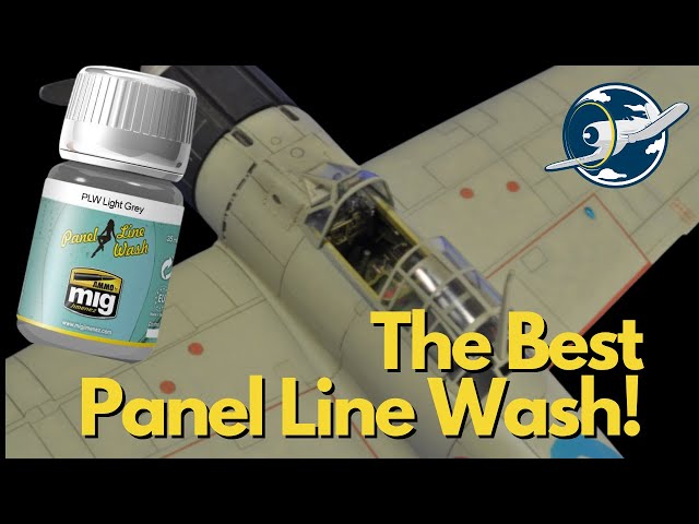 Using Mig Ammo Panel Line Wash on Scale Model Aircraft