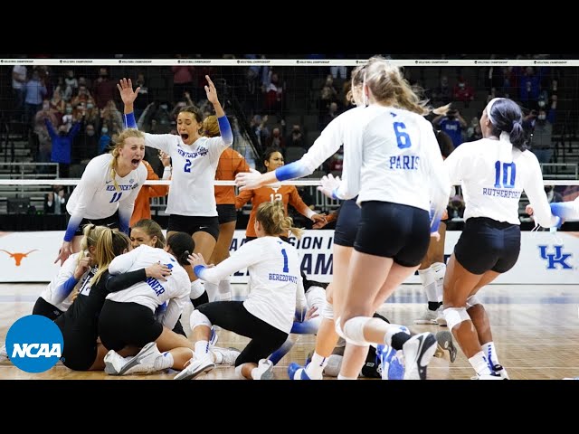 Kentucky wins 2020-21 DI NCAA women's volleyball championship