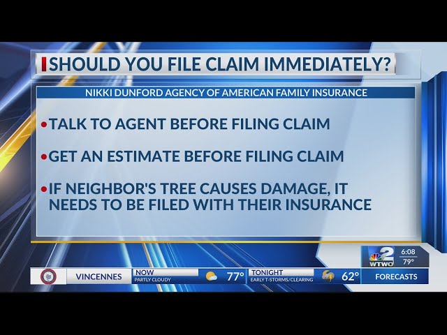 Storm Damage: Should you file insurance immediately?