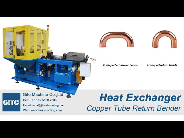 Automatic Copper U Tube Return Bender Machine for Heat Exchanger Coils