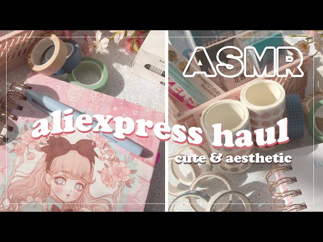 🌸 cute & aesthetic aliexpress haul | unboxing ASMR | JIANWU Store