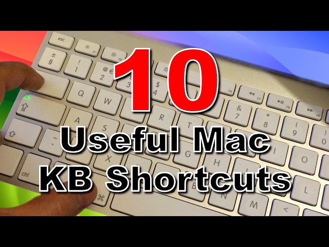 10 Useful Mac Keyboard Shortcuts