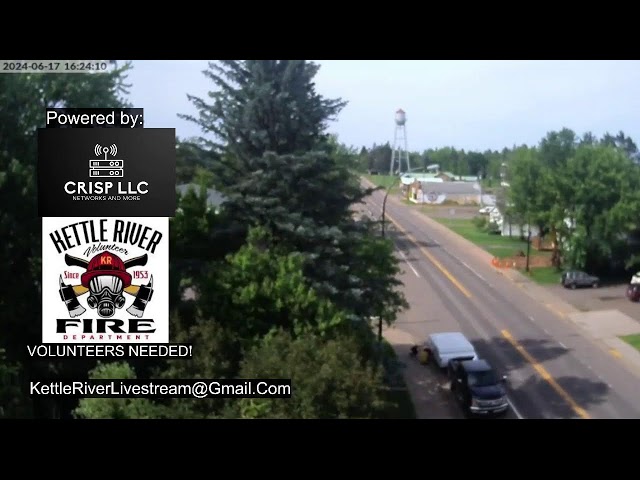 LIVE View of Downtown Kettle River, Minnesota