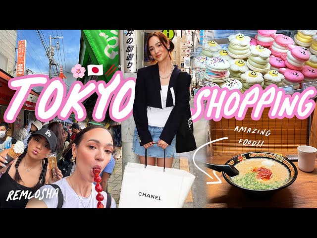 Alisha Goes Shopping in Tokyo + Eating at the Tsukiji Fish Market!! Japan Vlog