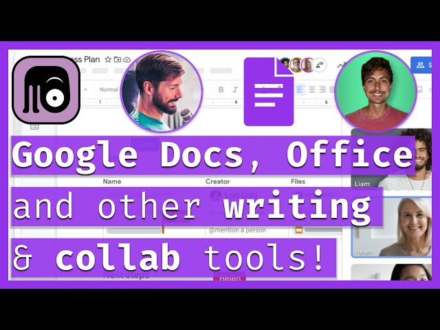 Google Docs, Office and other document creation 📄 collab tools!