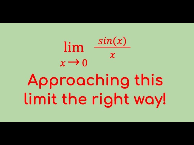 Geometrically evaluating the sin(x)/x limit (unrigorous) #calculus #maths