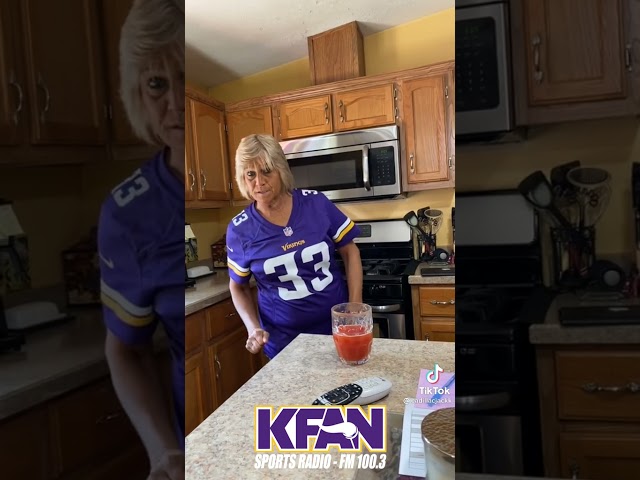This ANGRY Vikings fan Jackie, sums up the afternoon for all of us! 😡
