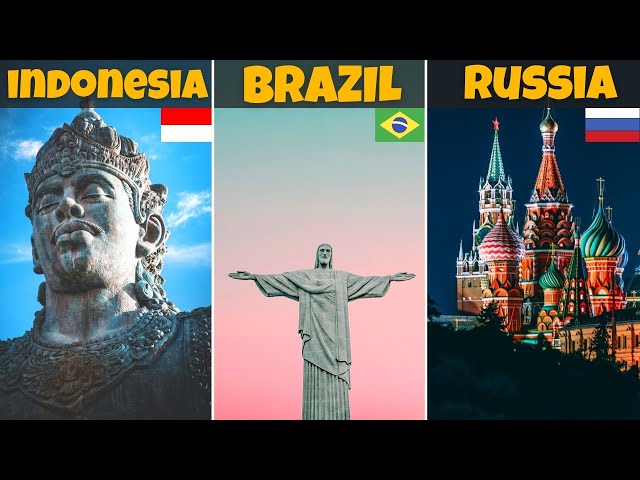 Brazil VS Russia VS Indonesia - Country Comparison (2022)