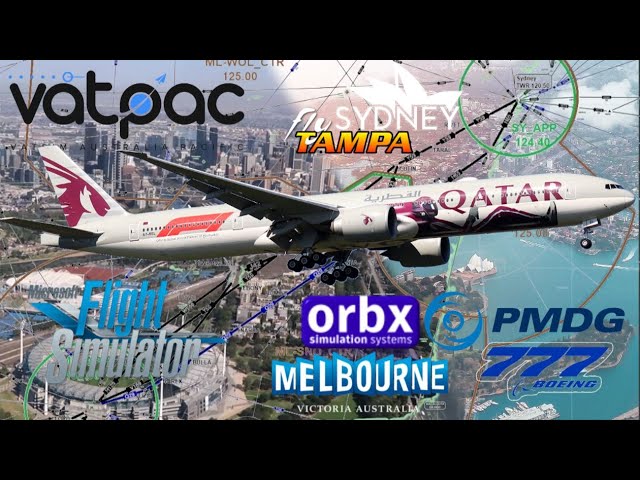 PMDG Boeing 777 for Microsoft Flight Simulator 2020 -  Milk Run Sydney - Melbourne